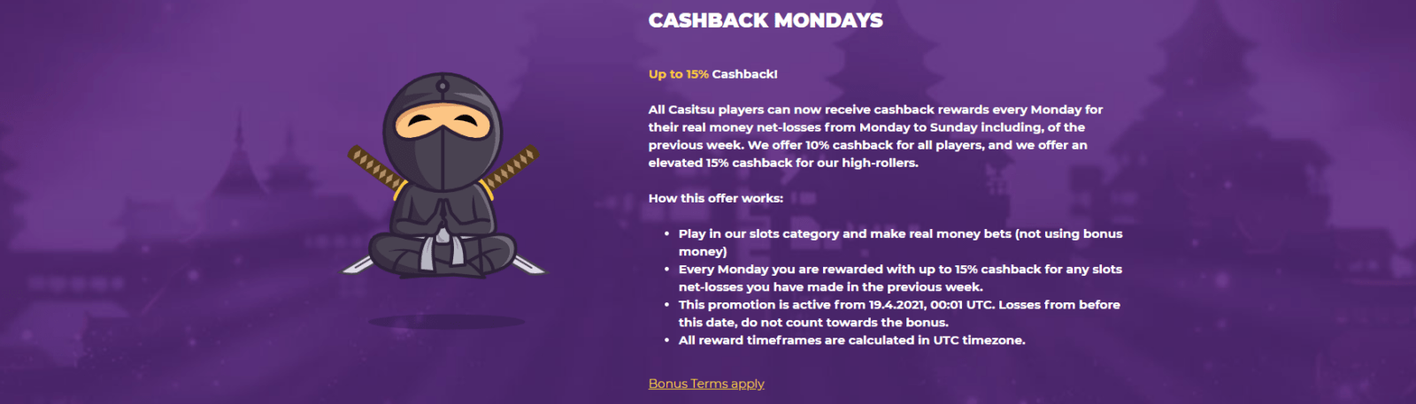 cashback casitsu