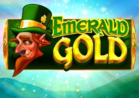 emerald gold slot logo